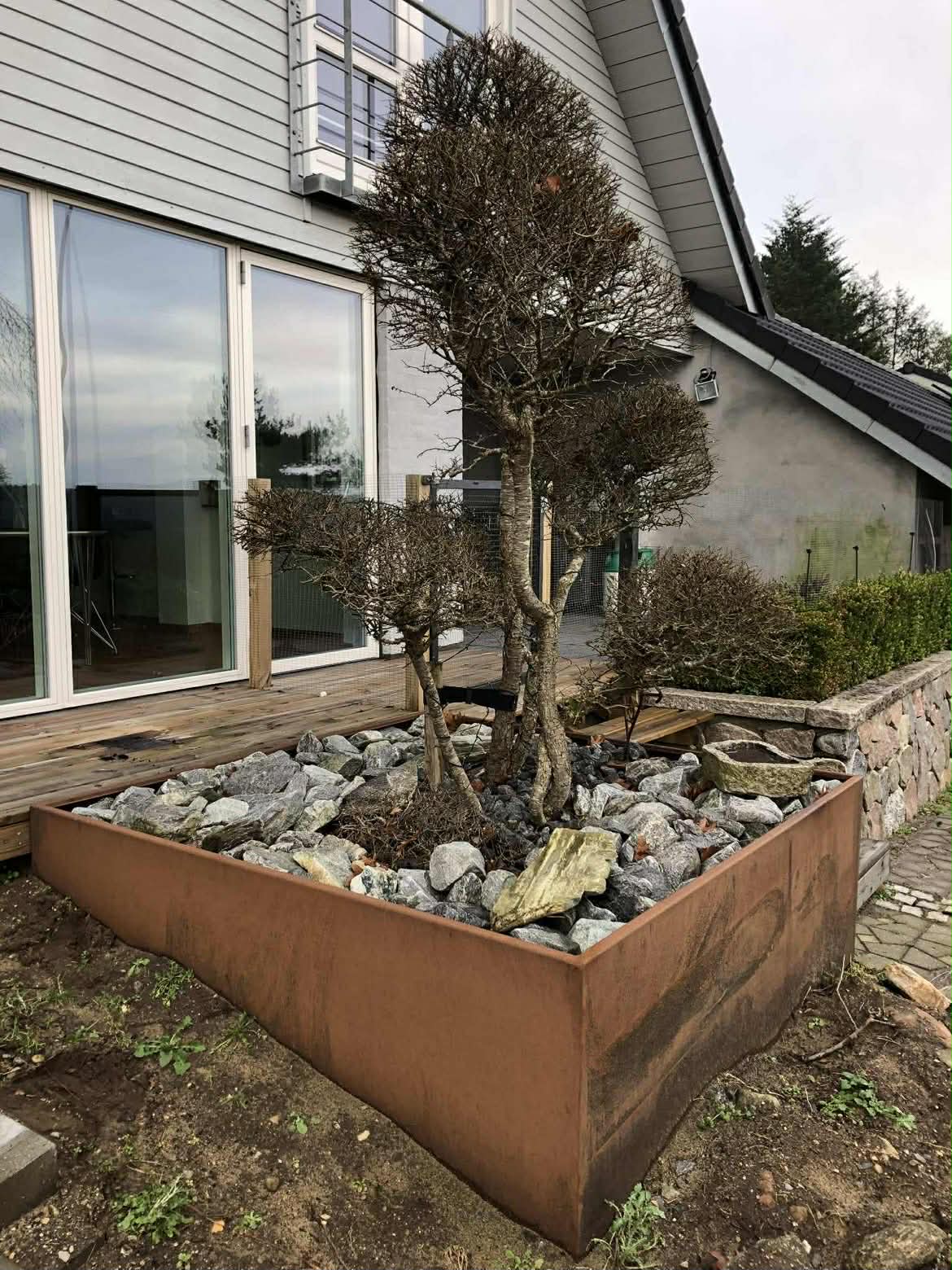 Cortenstål Plantekasser - Projekter - Mosly.dk