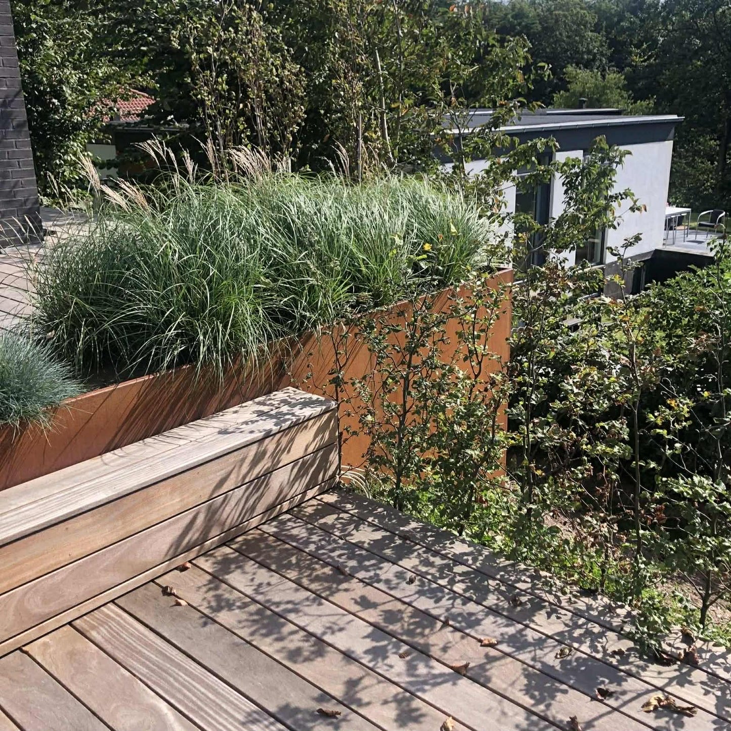Cortenstål Plantekasser - Projekter - Mosly.dk