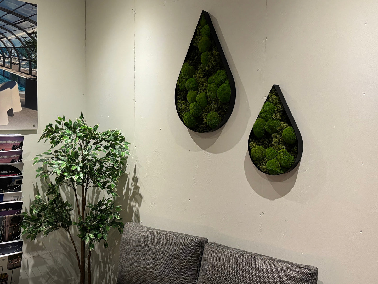 Mosly Dråber - Naturlig Moskunst i Dråbeform