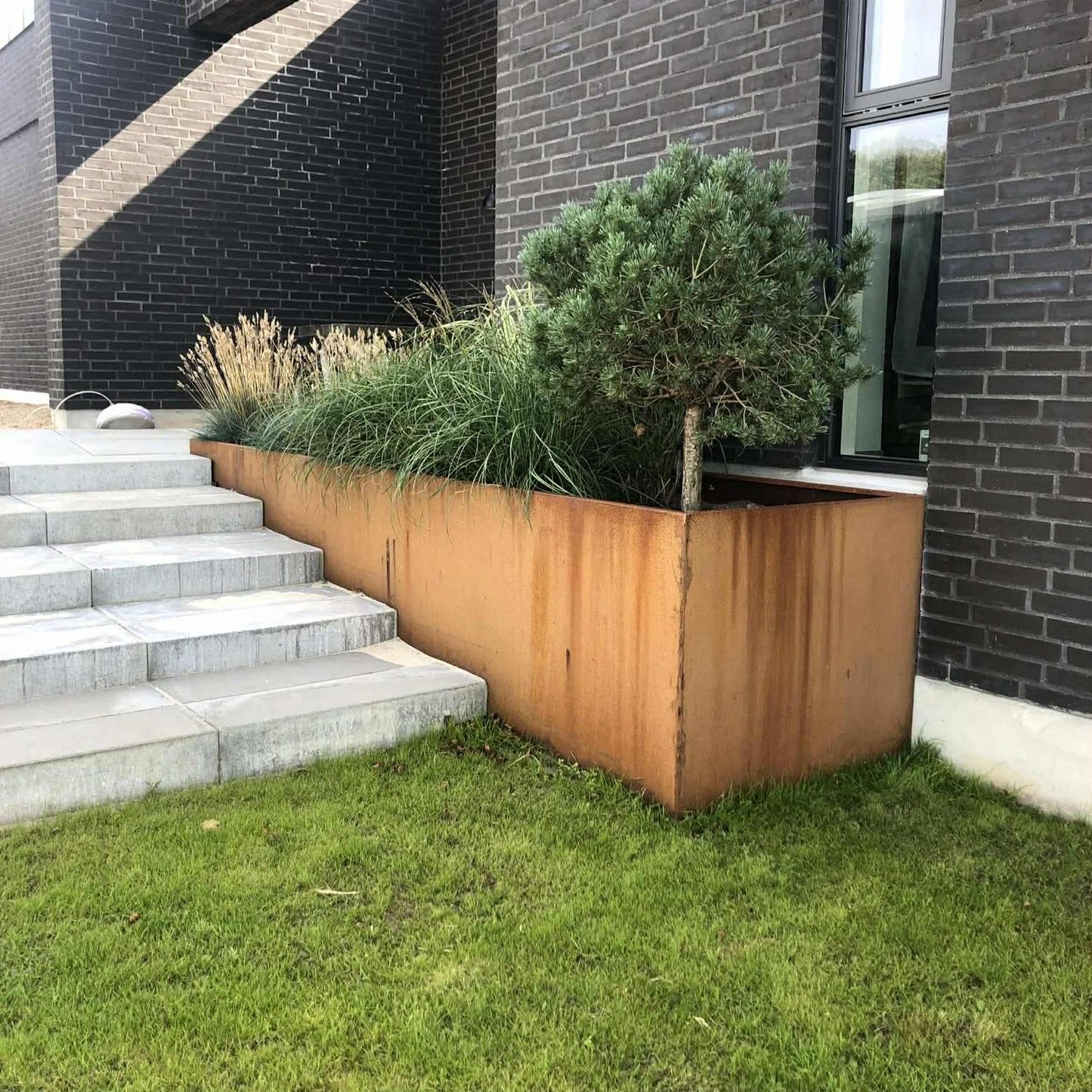 Cortenstål Plantekasser - Projekter - Mosly.dk
