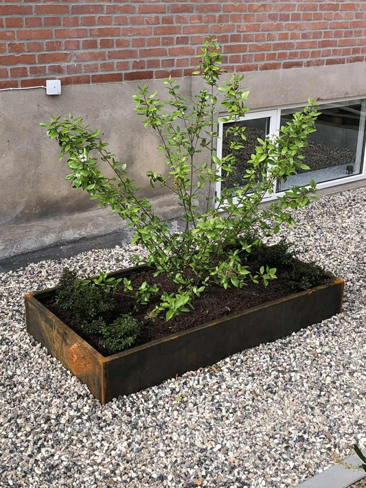 Cortenstål Plantekasser - Projekter - Mosly.dk
